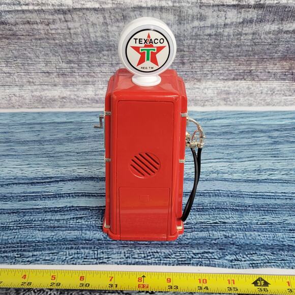 Vintage 1997 Texaco battery operated coin bank diecast fuel pump tested works - Picture 12 of 13